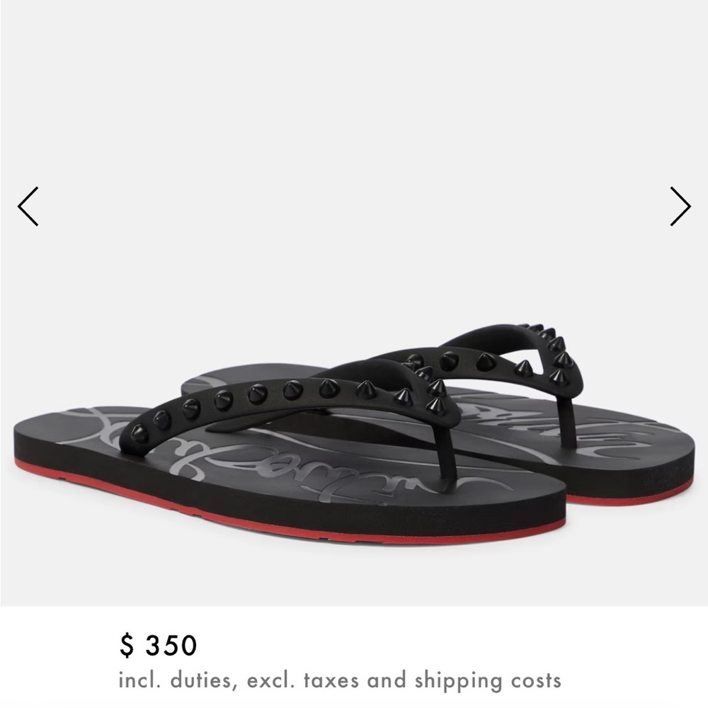 Christian Loubatin Flip Flops